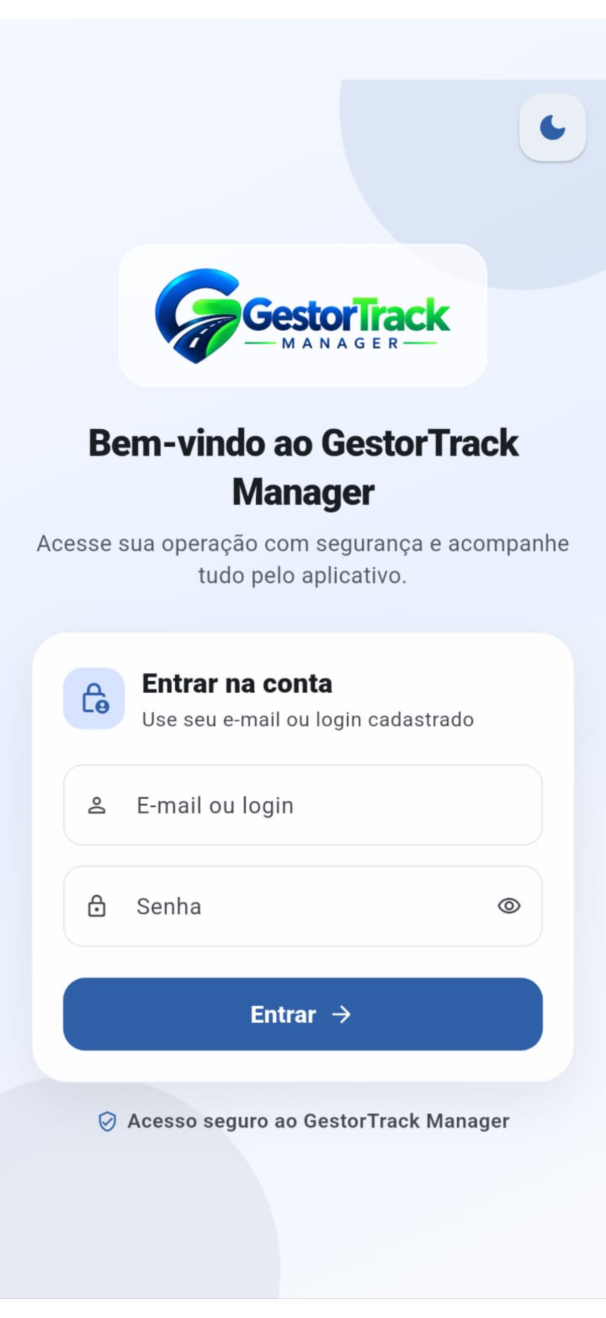 Tela 7 do GestorTrack Manager