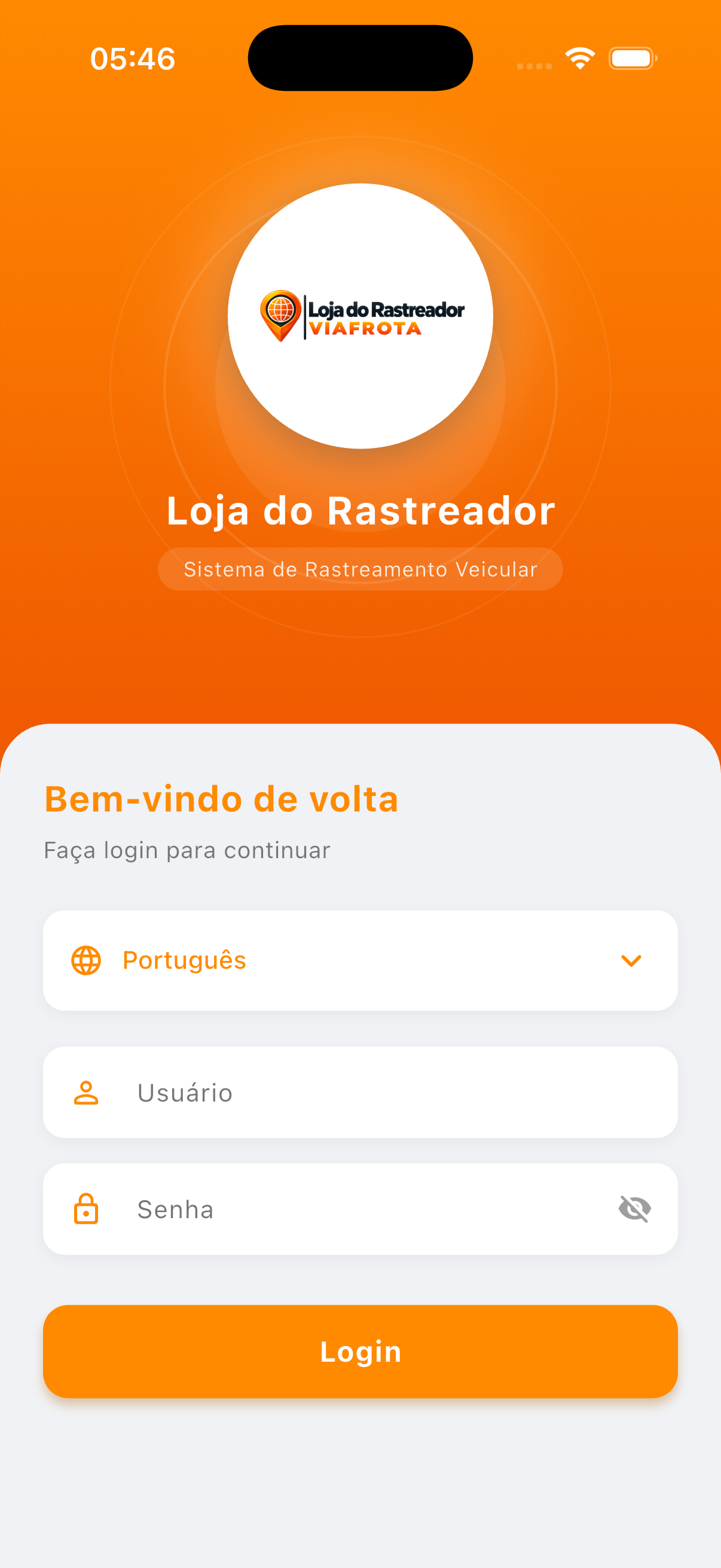 Tela 2 do Loja do Rastreador