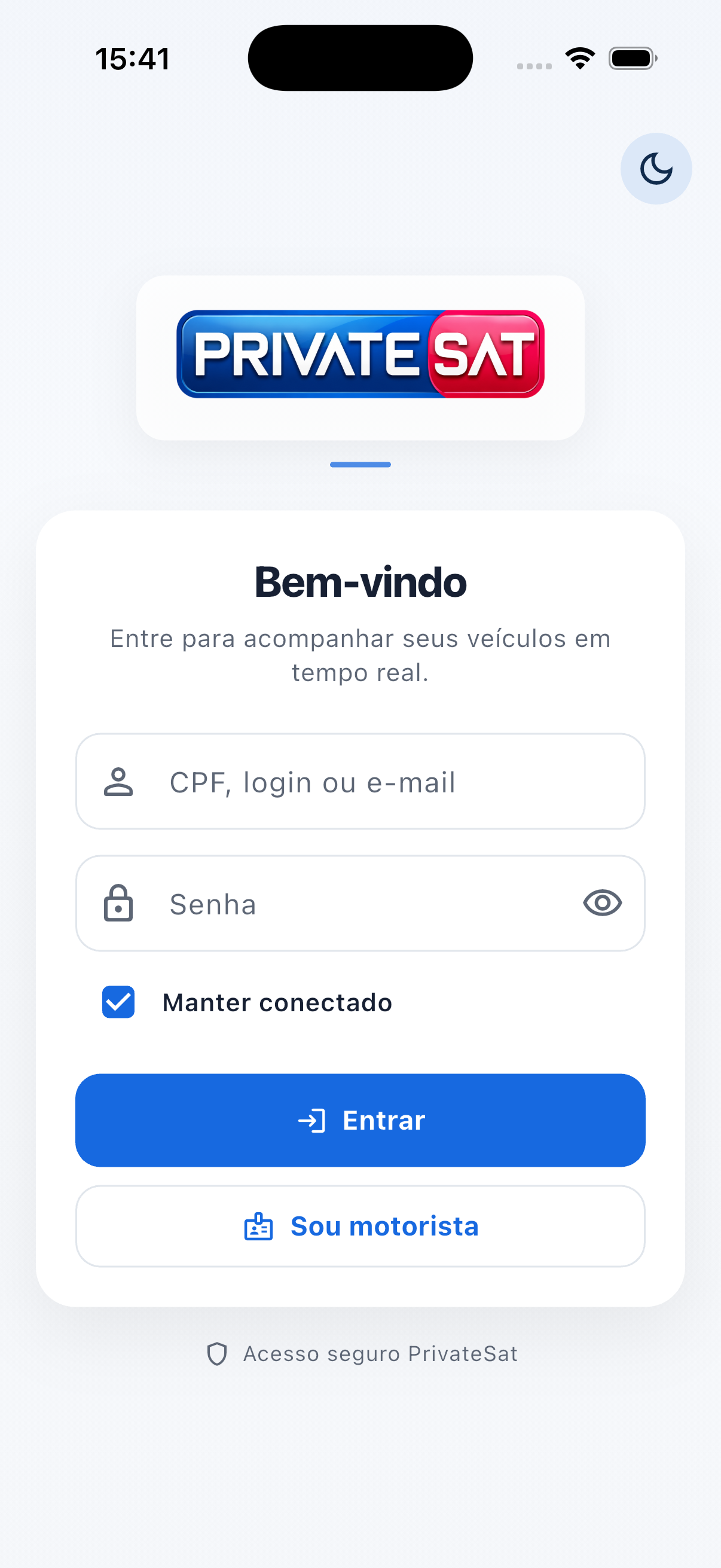 Tela 9 do PrivateSat